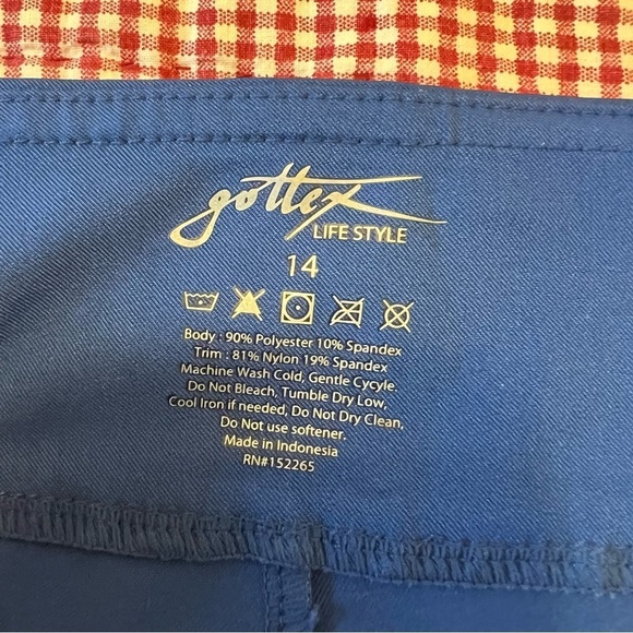 Gottex Lifestyle Pull On Pant Royal Blue 14 - Picture 11 of 11